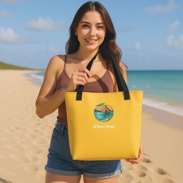 Tote bag Orbayu Drops - Amarillo
