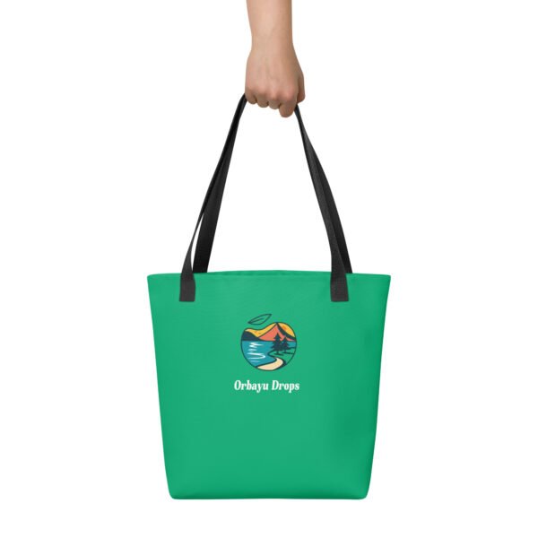 Tote bag Orbayu Drops - Verde