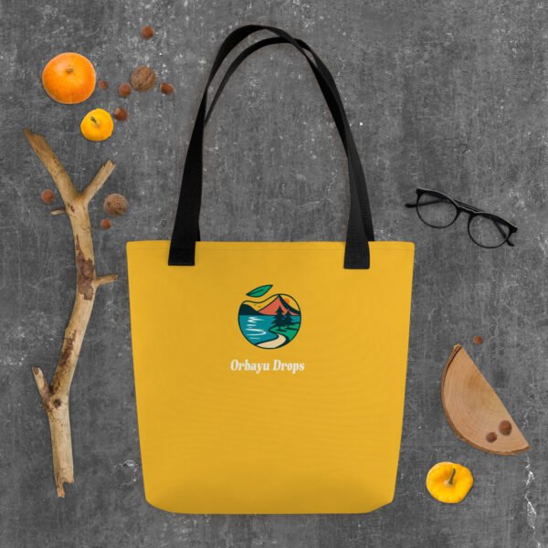 Tote bag Orbayu Drops - Amarillo