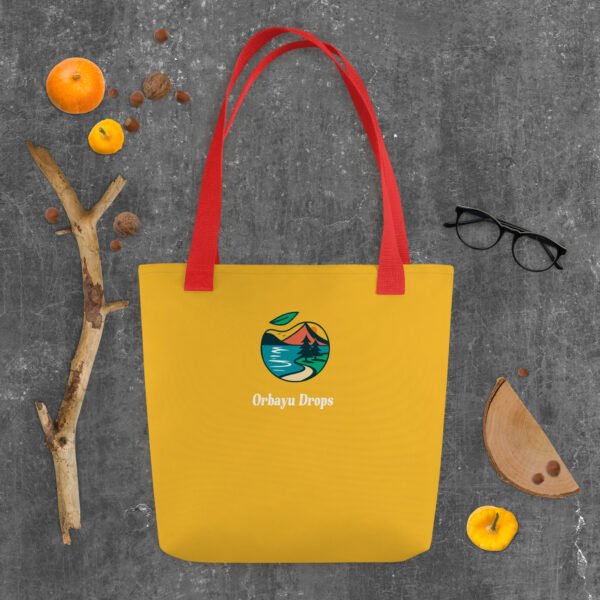 Tote bag Orbayu Drops - Amarillo