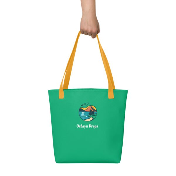 Tote bag Orbayu Drops - Verde