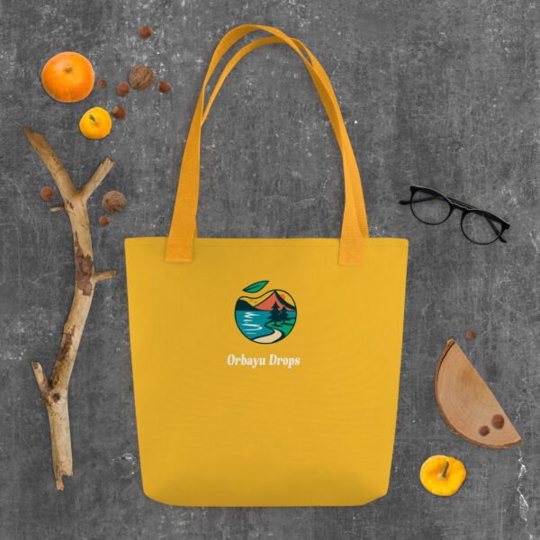 Tote bag Orbayu Drops - Amarillo