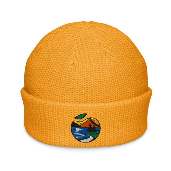 fisherman-beanie-gold-front-6904d63e038dd.jpg Gorro de punto Orbayu Essence