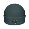 fisherman-beanie-petrol-blue-front-6904d63e03945.jpg Gorro de punto Orbayu Essence