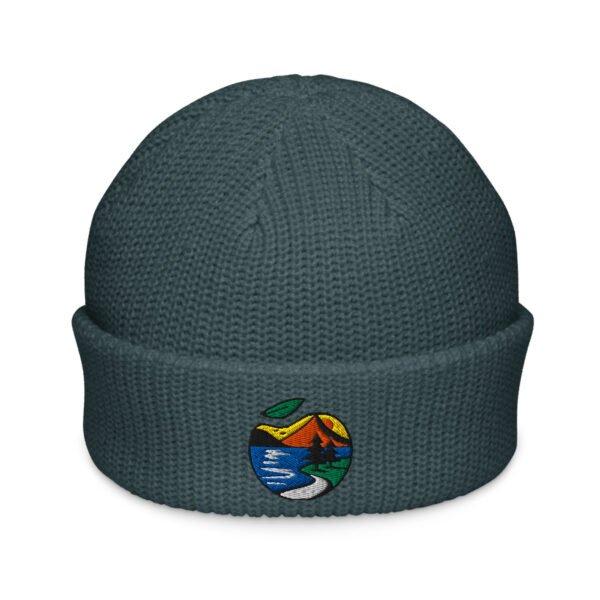 fisherman-beanie-petrol-blue-front-6904d63e03945.jpg Gorro de punto Orbayu Essence