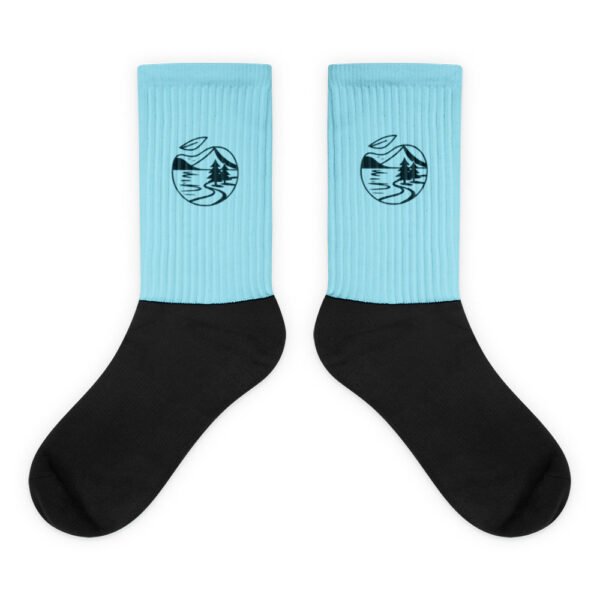 Calcetines Orbayu Drops Classic Black azul