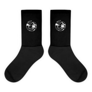 Calcetines Orbayu Drops Classic White negro