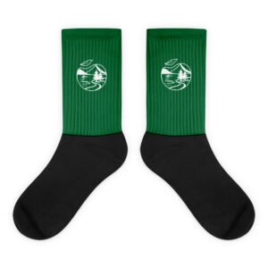 Calcetines Orbayu Drops Classic White verde