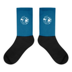 Calcetines Orbayu Drops Classic White azul