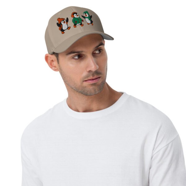 closed-back-structured-cap-khaki-front-693c4c094446c.jpg Gorra Penguins