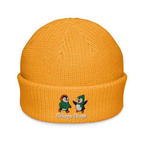 fisherman-beanie-gold-front-693c4a4880e50.jpg Gorro de punto Penguins