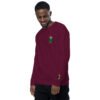 unisex-organic-raglan-sweatshirt-burgundy-left-front-693c4b9a6b270.jpg Sudadera orgánica Penguins