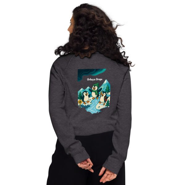 unisex-organic-raglan-sweatshirt-charcoal-melange-back-693c4b9a6d28e.jpg Sudadera orgánica Penguins