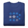 unisex-premium-sweatshirt-team-royal-front-69679754b79ab.jpg Sudadera Orbayu Snowflakes azul
