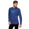 unisex-premium-sweatshirt-team-royal-left-front-69679754b594c.jpg Sudadera Orbayu Snowflakes azul