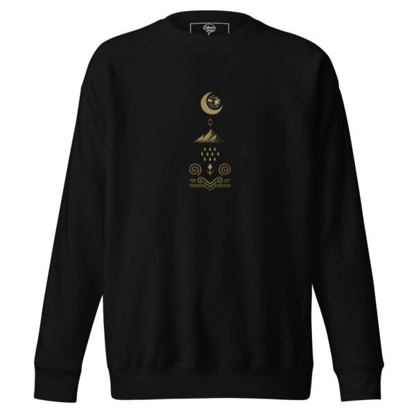 unisex-premium-sweatshirt-black-front-698f8d0f72ed0.jpg Sudadera premium Orbayu Moonfall