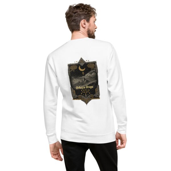 unisex-premium-sweatshirt-white-back-698f8d0f704a3.jpg Sudadera premium Orbayu Moonfall