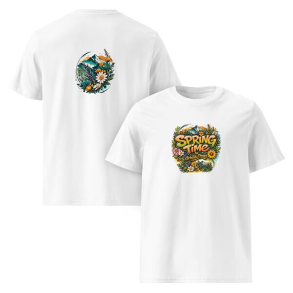 Camiseta de algodón orgánico Orbayu Spring Time
