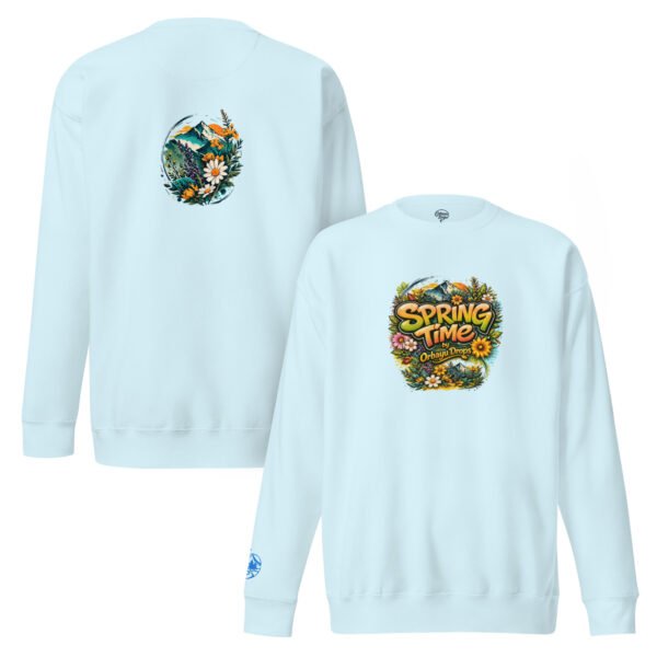 unisex-premium-sweatshirt-sky-blue-front-and-back-69cc2b2ee0cda.jpg Sudadera premium Orbayu Spring Time