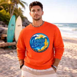 Sudadera Orbayu Blue Wave