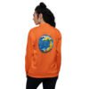 Chaqueta bomber Orbayu Blue Wave naranja