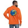 Chaqueta bomber Orbayu Blue Wave naranja