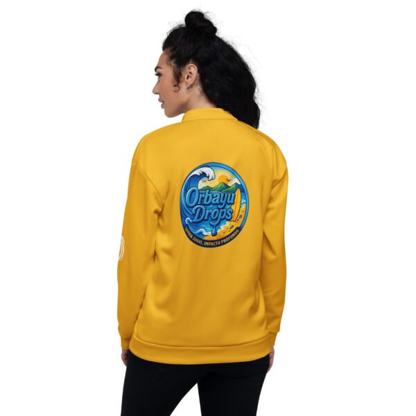 Chaqueta bomber Orbayu Blue Wave amarilla