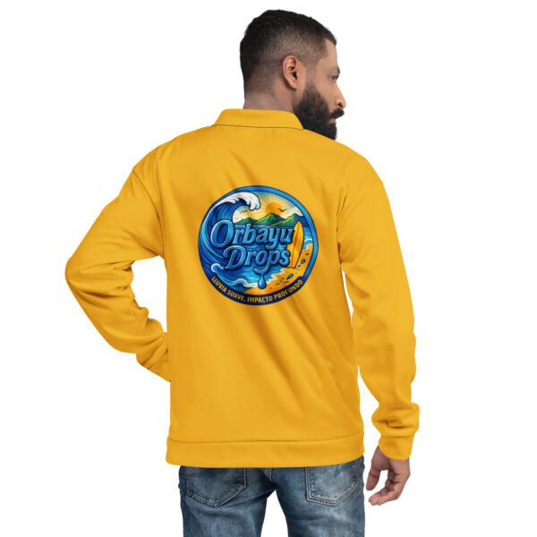 Chaqueta bomber Orbayu Blue Wave amarilla