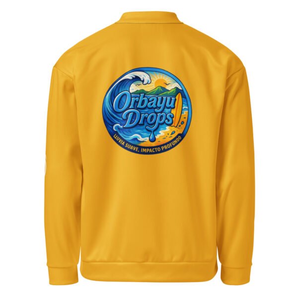 Chaqueta bomber Orbayu Blue Wave amarilla