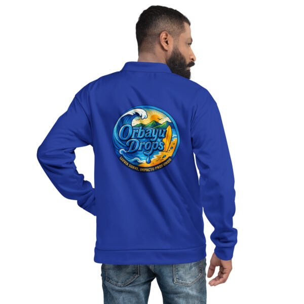 Chaqueta bomber Orbayu Blue Wave azul