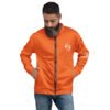 Chaqueta bomber Orbayu Blue Wave naranja