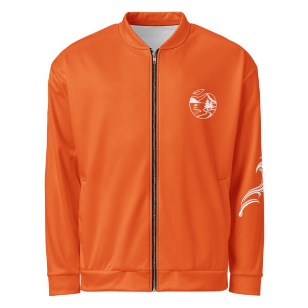 Chaqueta bomber Orbayu Blue Wave naranja