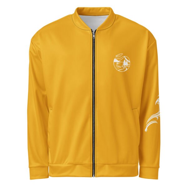 Chaqueta bomber Orbayu Blue Wave amarilla