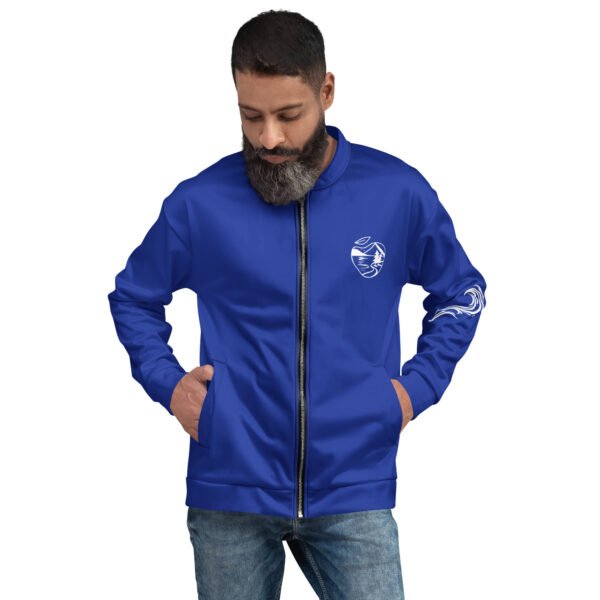 Chaqueta bomber Orbayu Blue Wave azul