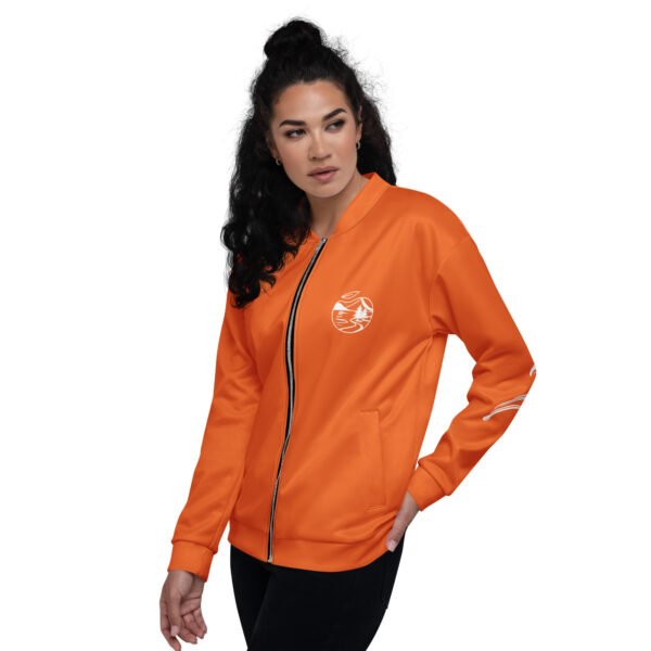 Chaqueta bomber Orbayu Blue Wave naranja
