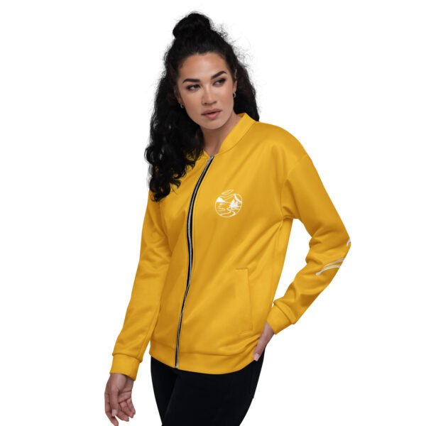 Chaqueta bomber Orbayu Blue Wave amarilla