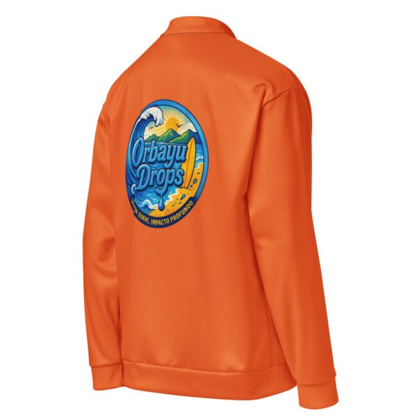 Chaqueta bomber Orbayu Blue Wave naranja