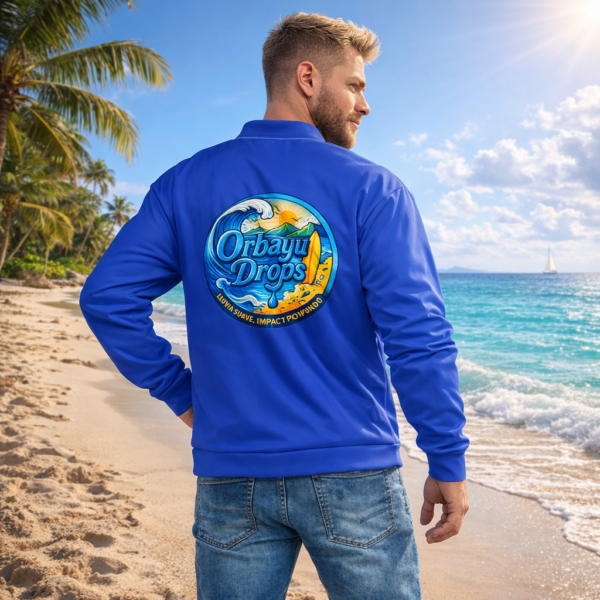 Chaqueta bomber Orbayu Blue Wave azul