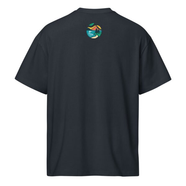 Camiseta boxy Orbayu Blue Wave