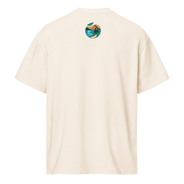 Camiseta boxy Orbayu Blue Wave