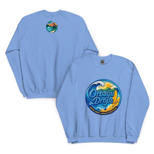 unisex-crew-neck-sweatshirt-carolina-blue-front-and-back-69df6c6690409.jpg Sudadera Orbayu Blue Wave