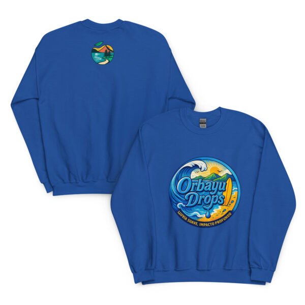unisex-crew-neck-sweatshirt-royal-front-and-back-69df6c66906ea.jpg Sudadera Orbayu Blue Wave