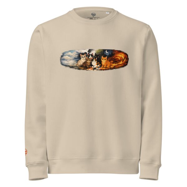 unisex-organic-mid-weight-roller-sweatshirt-desert-dust-front-69f3c68e14ec9.jpg Sudadera Orbayu Cats