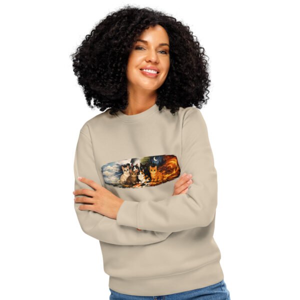 unisex-organic-mid-weight-roller-sweatshirt-desert-dust-front-69f3c68e1a202.jpg Sudadera Orbayu Cats