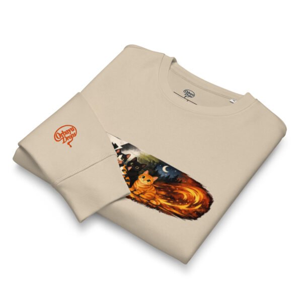 unisex-organic-mid-weight-roller-sweatshirt-desert-dust-front-69f3c68e1b007.jpg Sudadera Orbayu Cats
