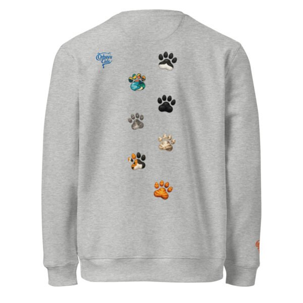 unisex-organic-mid-weight-roller-sweatshirt-heather-grey-back-69f3c68e190f5.jpg Sudadera Orbayu Cats