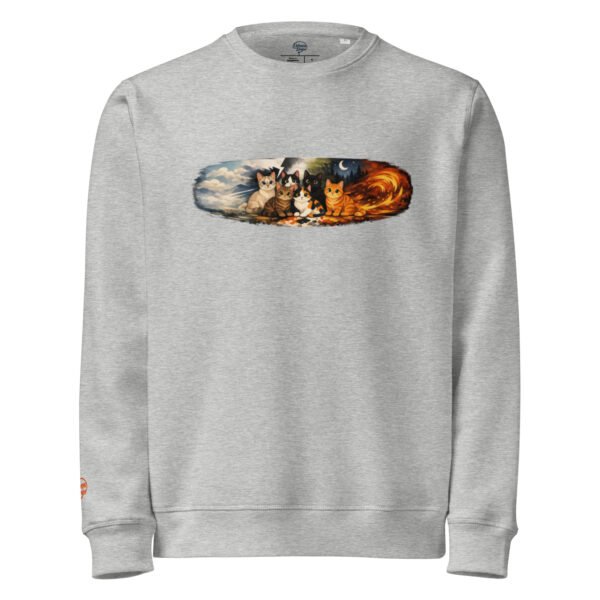 unisex-organic-mid-weight-roller-sweatshirt-heather-grey-front-69f3c68e16b31.jpg Sudadera Orbayu Cats