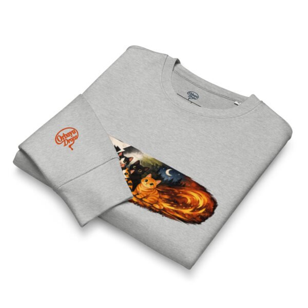 unisex-organic-mid-weight-roller-sweatshirt-heather-grey-front-69f3c68e1ba3e.jpg Sudadera Orbayu Cats