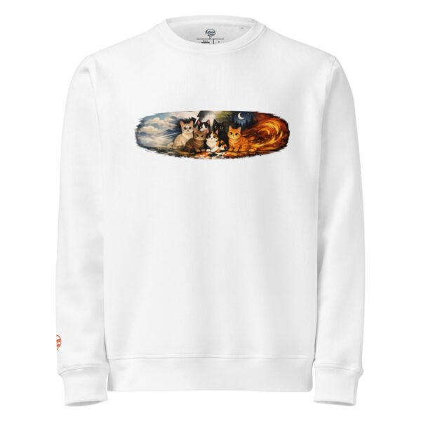 unisex-organic-mid-weight-roller-sweatshirt-white-front-69f3c68e175e3.jpg Sudadera Orbayu Cats