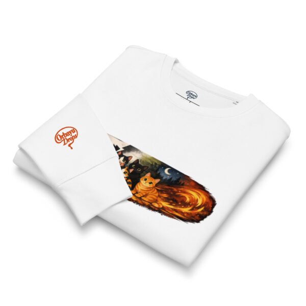 unisex-organic-mid-weight-roller-sweatshirt-white-front-69f3c68e1c44a.jpg Sudadera Orbayu Cats